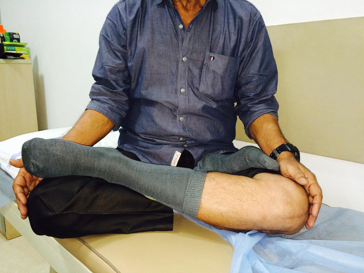 Inspiring patient - knee replacement recovery